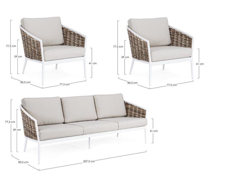 Maribela - Conjunto de exterior Blanco - Imagen 9