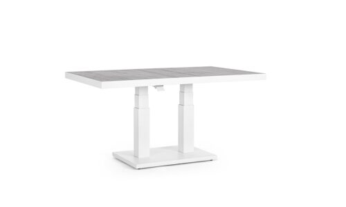 Truman - Mesa elevable de 140 cm - Blanco