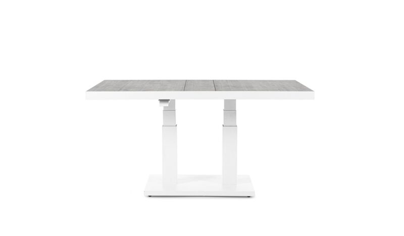 Truman - Mesa elevable de 140 cm - Blanco - Imagen 3