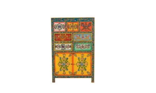 Katha - Cajonera de 80 cm con 2P/7C