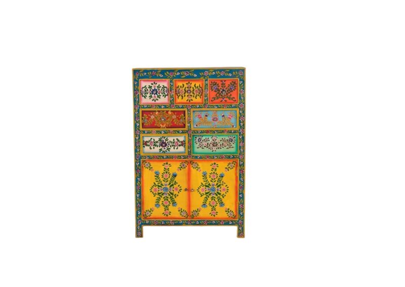 Katha - Cajonera de 80 cm con 2P/7C