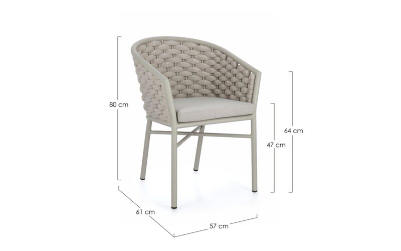Margalida - Silla de exterior, Saturn - Apilables - Imagen 7