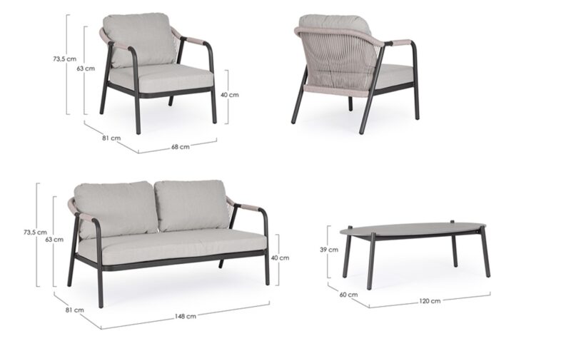 Miravet - Conjunto de exterior Antracita/Khaki - Imagen 7