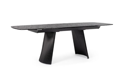 Oliver - Mesa Extensible de 180 x 90 cm Vidrio
