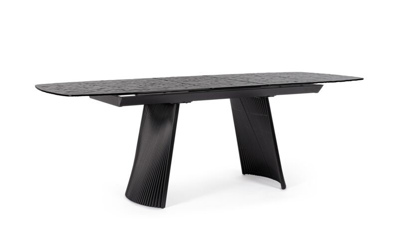 Oliver - Mesa Extensible de 180 x 90 cm Vidrio