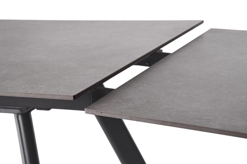 Jarkko - Mesa Extensible de 160 x 90 cm Negro - Imagen 6