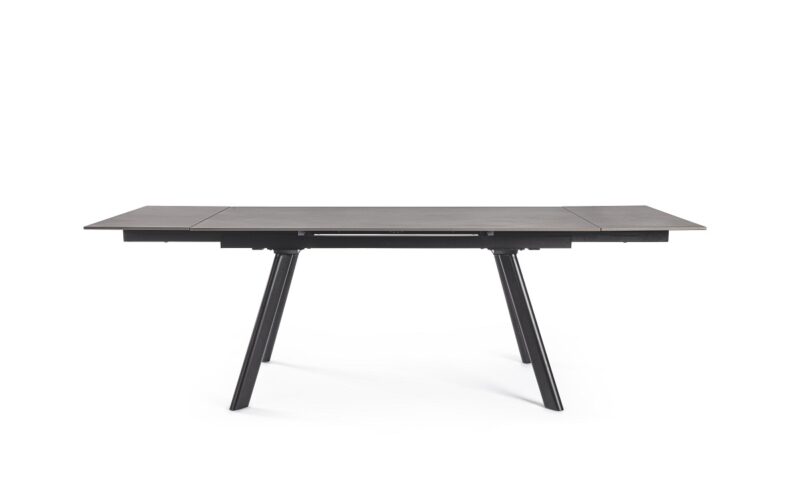 Jarkko - Mesa Extensible de 160 x 90 cm Negro - Imagen 3