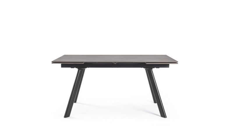 Jarkko - Mesa Extensible de 160 x 90 cm Negro - Imagen 4