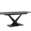 Johannes - Mesa Extensible de 160 x 90 cm Negro