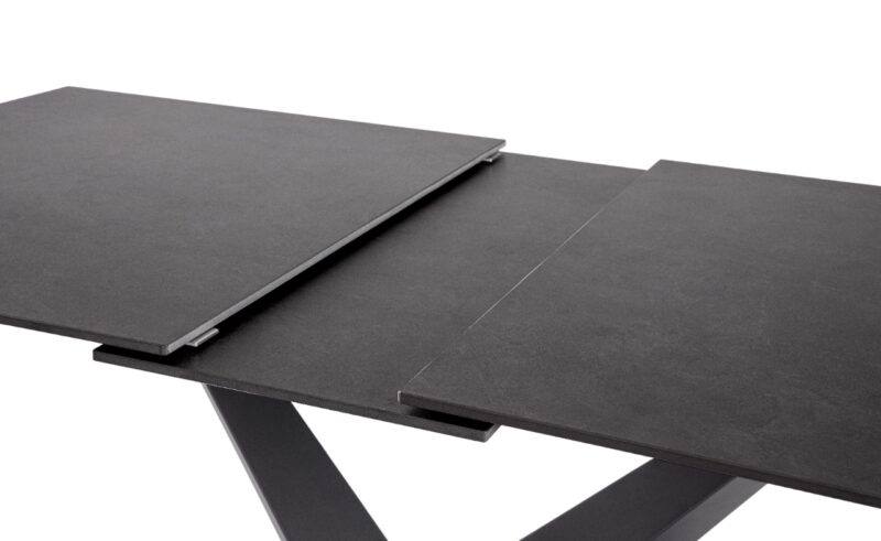 Johannes - Mesa Extensible de 160 x 90 cm Negro - Imagen 6