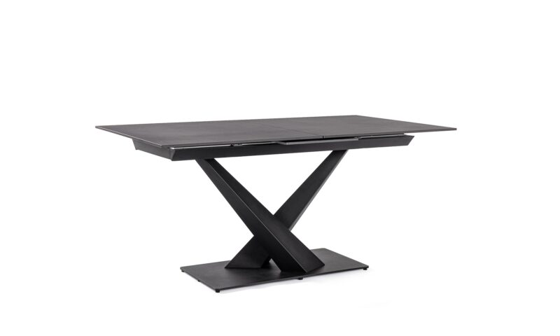 Johannes - Mesa Extensible de 160 x 90 cm Negro - Imagen 2