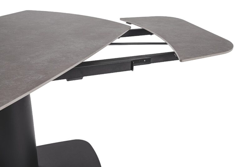 Jeremias - Mesa Extensible de 140 x 80 cm Negro - Imagen 6