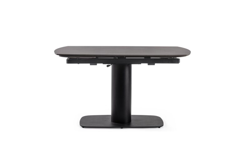 Jeremias - Mesa Extensible de 140 x 80 cm Negro - Imagen 4