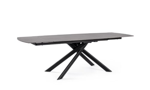 Joakim - Mesa Extensible de 180 x 90 cm Negro
