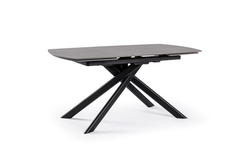 Joakim - Mesa Extensible de 180 x 90 cm Negro - Imagen 2