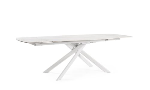 Joakim - Mesa Extensible de 180 x 90 cm Blanco