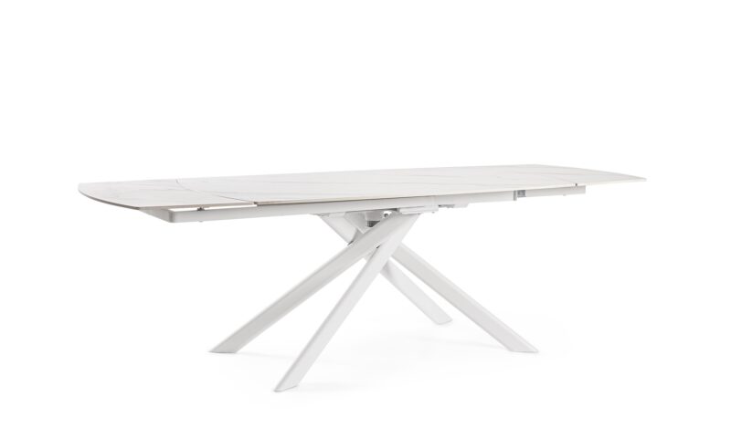 Joakim - Mesa Extensible de 180 x 90 cm Blanco