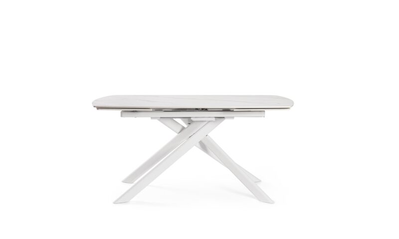Joakim - Mesa Extensible de 180 x 90 cm Blanco - Imagen 4