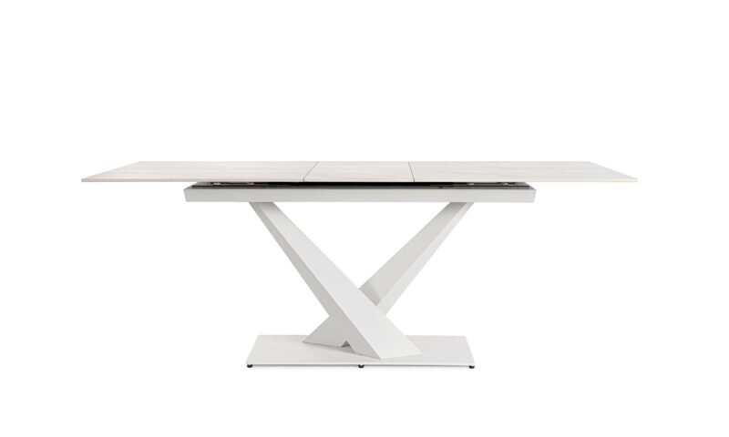 Johannes - Mesa Extensible de 160 x 90 cm Blanco - Imagen 3