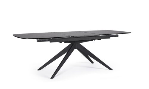 Anja - Mesa Extensible de 180 x 90 cm Vidrio