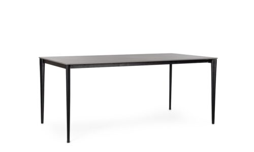 Reija - Mesa de 180 x 90 cm Negro/Gris