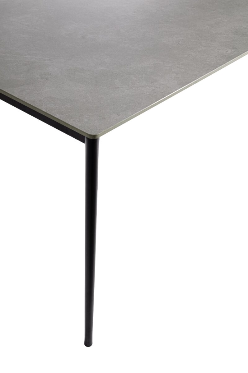 Reija - Mesa de 180 x 90 cm Negro/Gris - Imagen 3