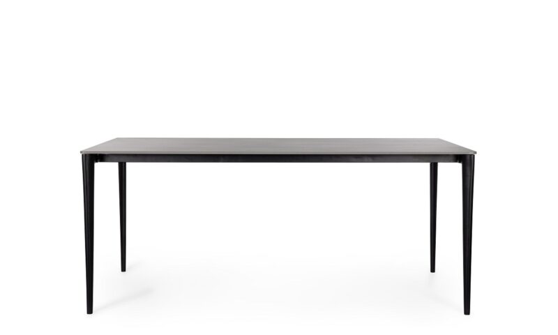 Reija - Mesa de 180 x 90 cm Negro/Gris - Imagen 2