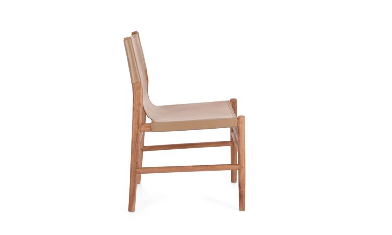 Caroline - Silla Natural/Camel - Imagen 2