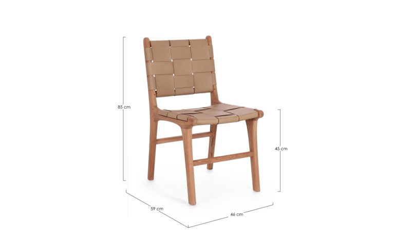 Joanna - Silla Natural/Camel - Imagen 6