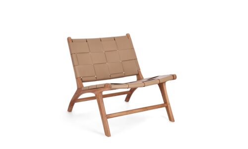 Joanna - Sillón Lounge Natural/Camel