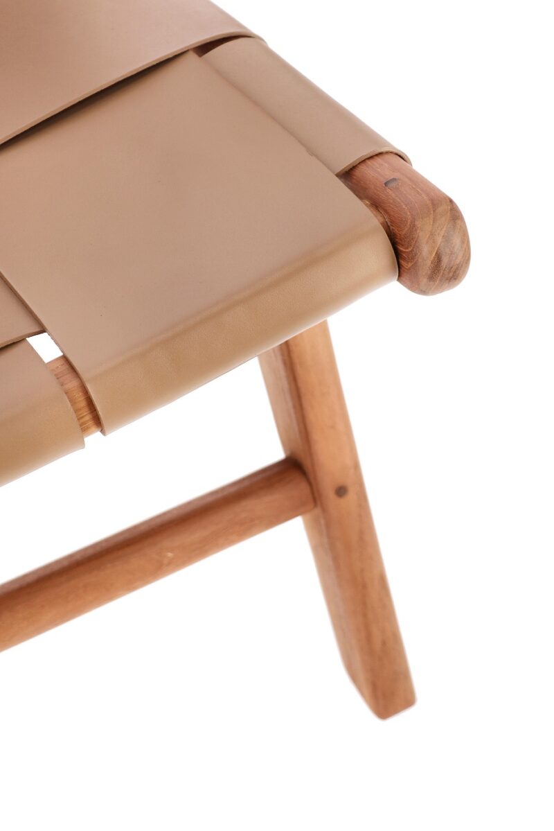 Joanna - Sillón Lounge Natural/Camel (Pack de 2) - Imagen 9