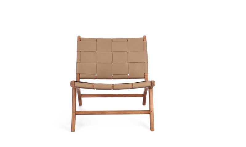 Joanna - Sillón Lounge Natural/Camel (Pack de 2) - Imagen 4