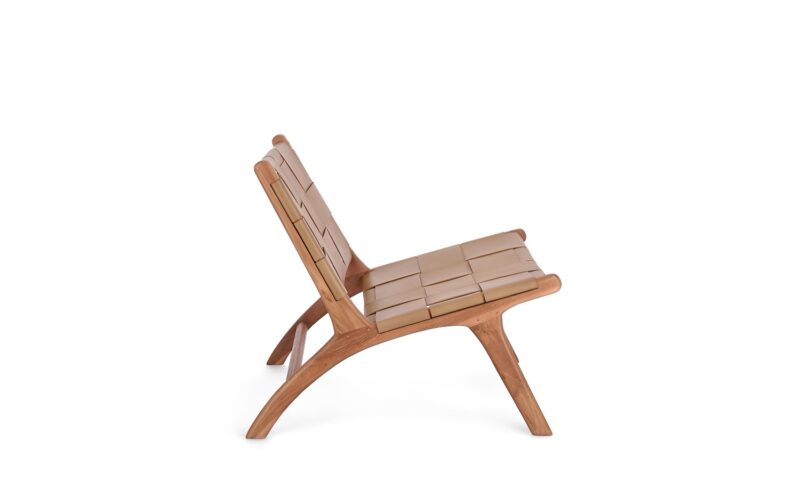 Joanna - Sillón Lounge Natural/Camel (Pack de 2) - Imagen 3