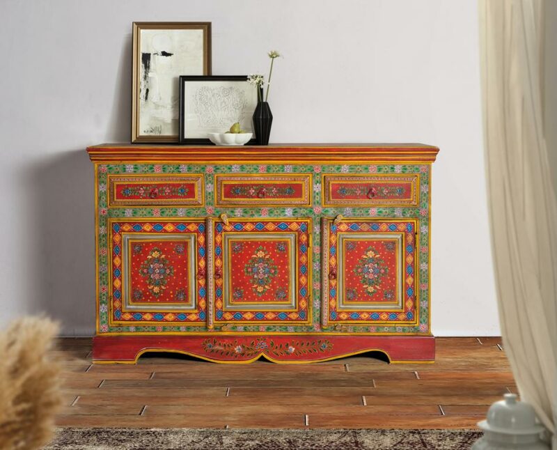 Jaisal - Aparador de 140 cm con 3P/3C - Imagen 9