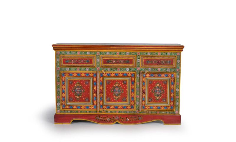 Jaisal - Aparador de 140 cm con 3P/3C