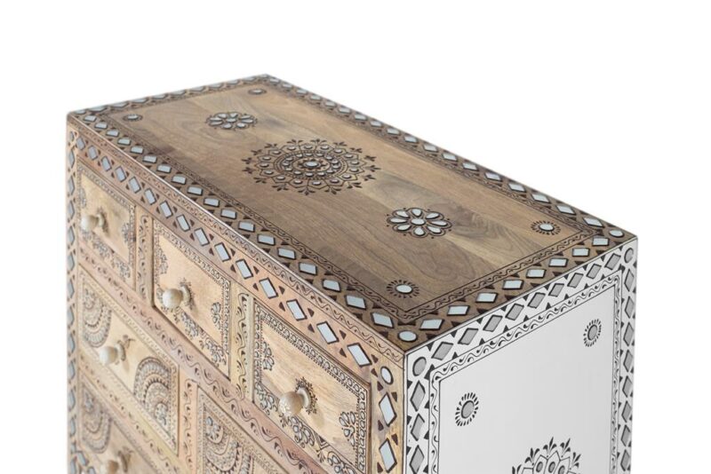 Siwan - Cajonera de 80 cm con 2P/7C - Imagen 4