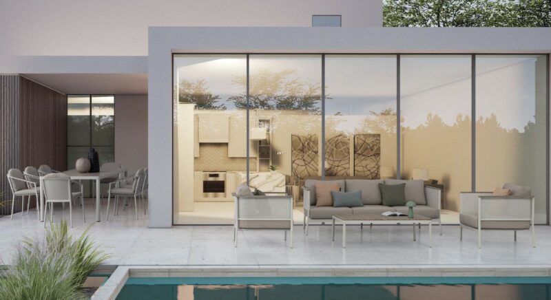 Ulises - Conjunto comedor de exterior Vapor - Imagen 16