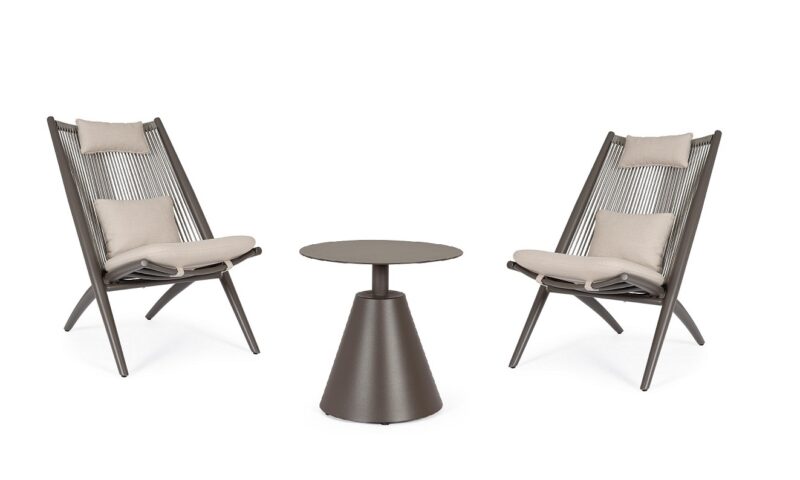 Aloha - Conjunto Tumbona lounge Cocoa - Imagen 2