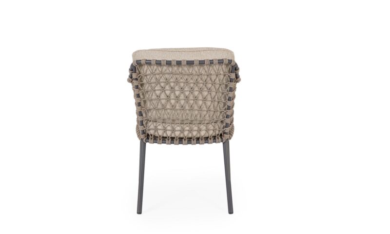 Ivissa - Silla de exterior, Antracita/Taupe - Imagen 5