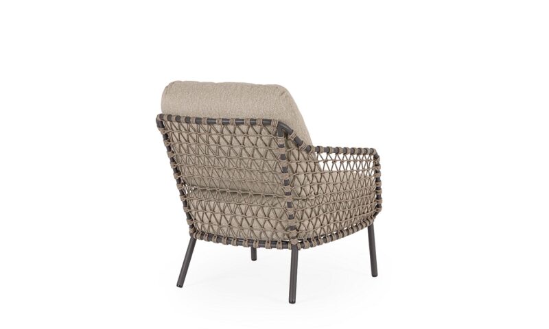 Ivissa - Sillón de exterior, Antracita/Taupe (Pack de 2 uds) - Imagen 5