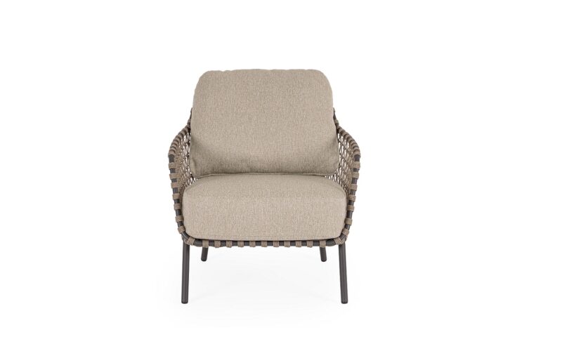 Ivissa - Sillón de exterior, Antracita/Taupe (Pack de 2 uds) - Imagen 4