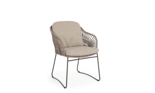 Carles - Silla de exterior, Antracita/Taupe