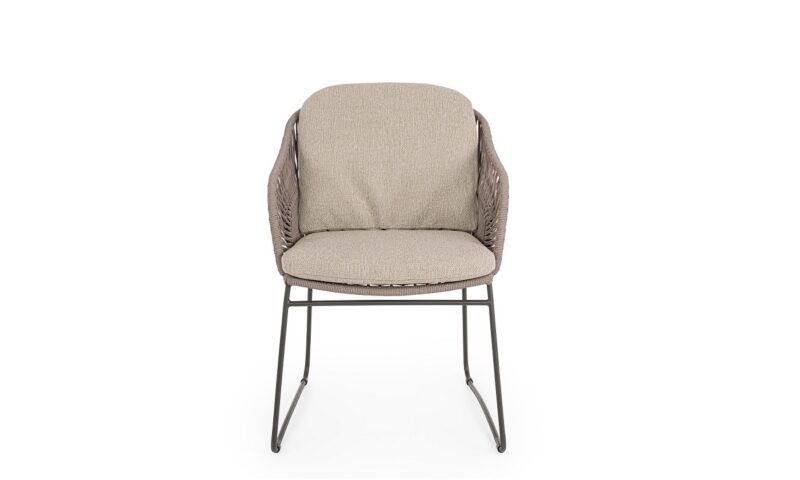 Carles - Silla de exterior, Antracita/Taupe - Imagen 3
