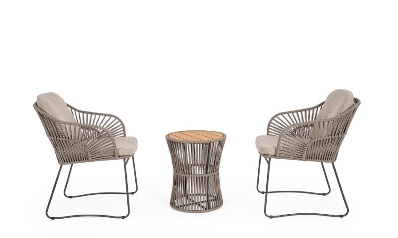 Carles - Silla de exterior, Antracita/Taupe - Imagen 9