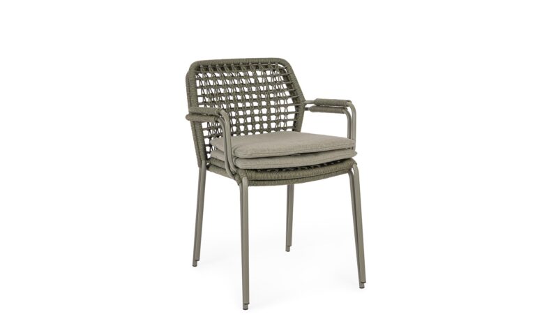 Canar - Silla de exterior, Verde - Imagen 2