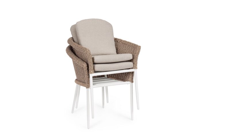 Oceana - Silla de exterior, Vapor/Natural - Imagen 6