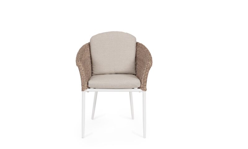 Oceana - Silla de exterior, Vapor/Natural - Imagen 3