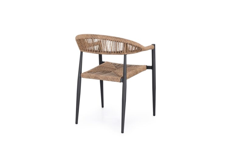 Jandia - Silla de exterior, Antracita/Natural - Imagen 5