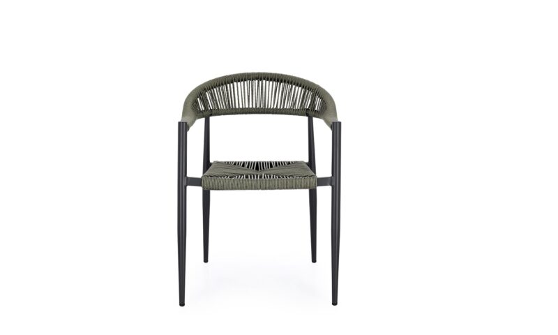 Jandia - Silla de exterior, Antracita/Verde - Imagen 4