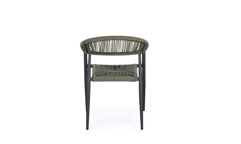 Jandia - Silla de exterior, Antracita/Verde - Imagen 6